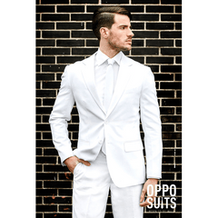 OppoSuits White Knight Three Piece Suit