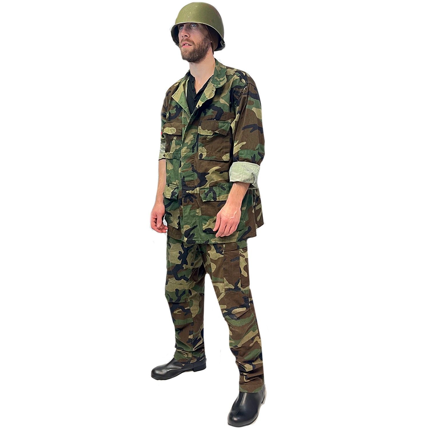 Original Military Jungle Camoflauge Uniform Adult Costume