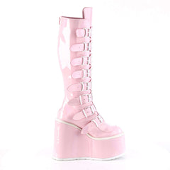 Demonia Pink Holo Swing-815 Boots