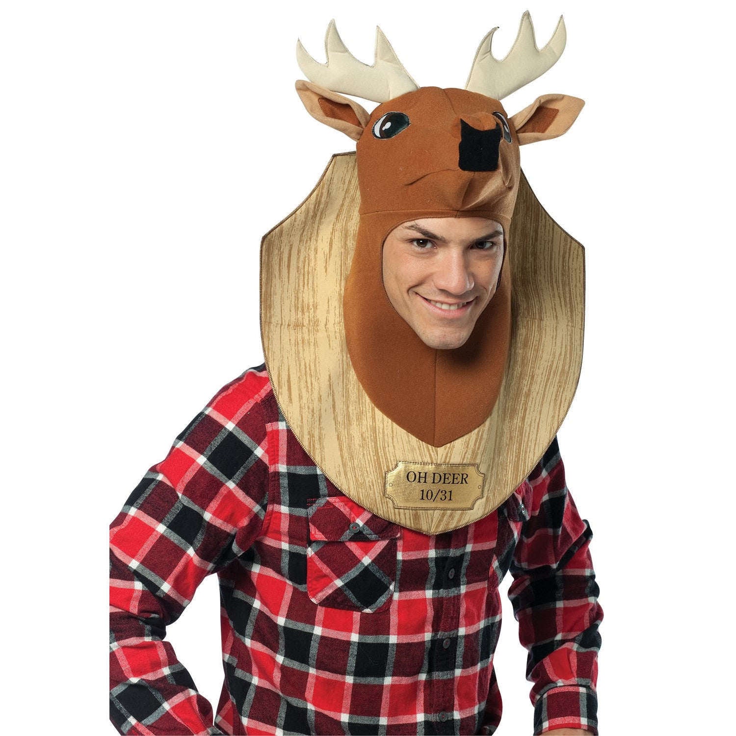 Oh Deer Head Trophy Headpiece Costume