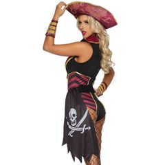 Sultry Swashbuckler Pirate Adult Costume & Hat