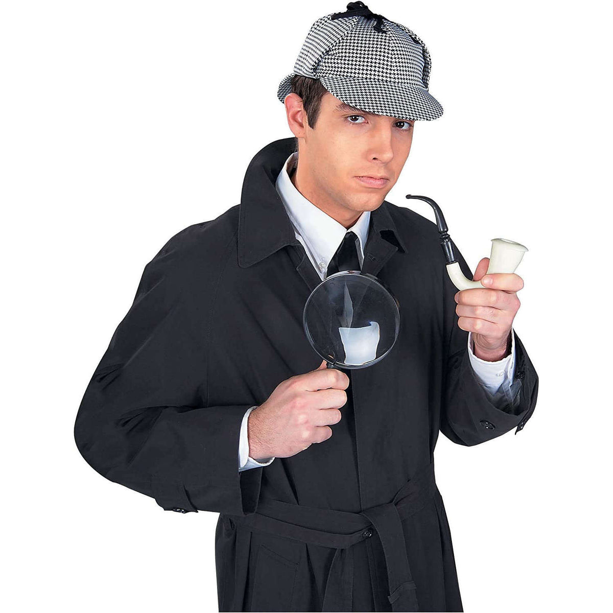 Great Holmes Detective Kit - Hat, Pipe, and Magnifying Glass