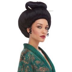 Black Deluxe Japanese Lady Wig