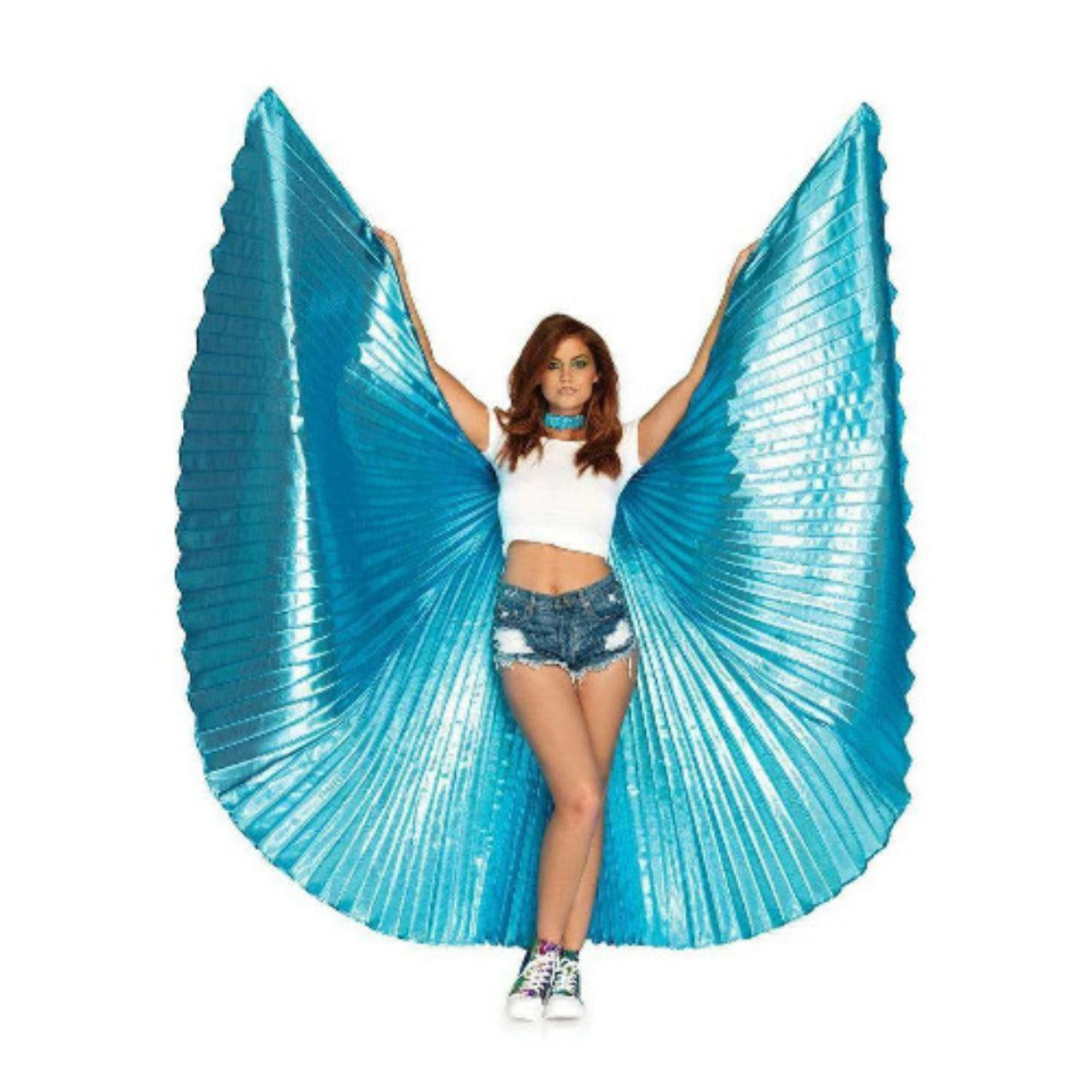 360 Degree Pleated Halter Isis Extension Wings