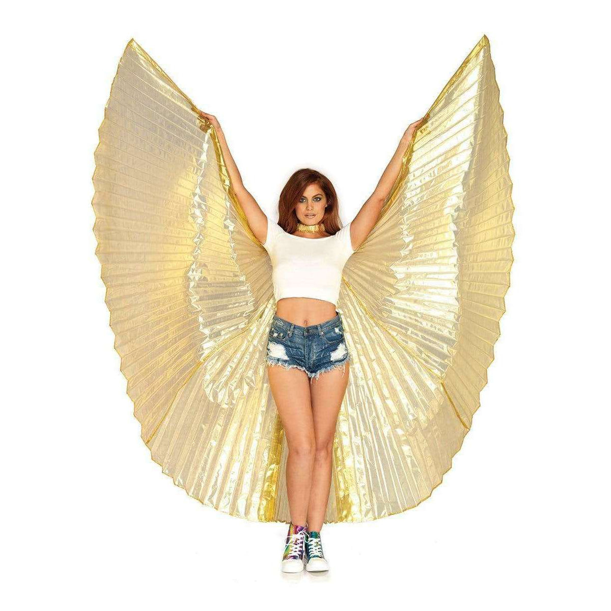 360 Degree Pleated Halter Isis Extension Wings