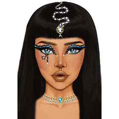 Snake Queen Adhesive Face Gems