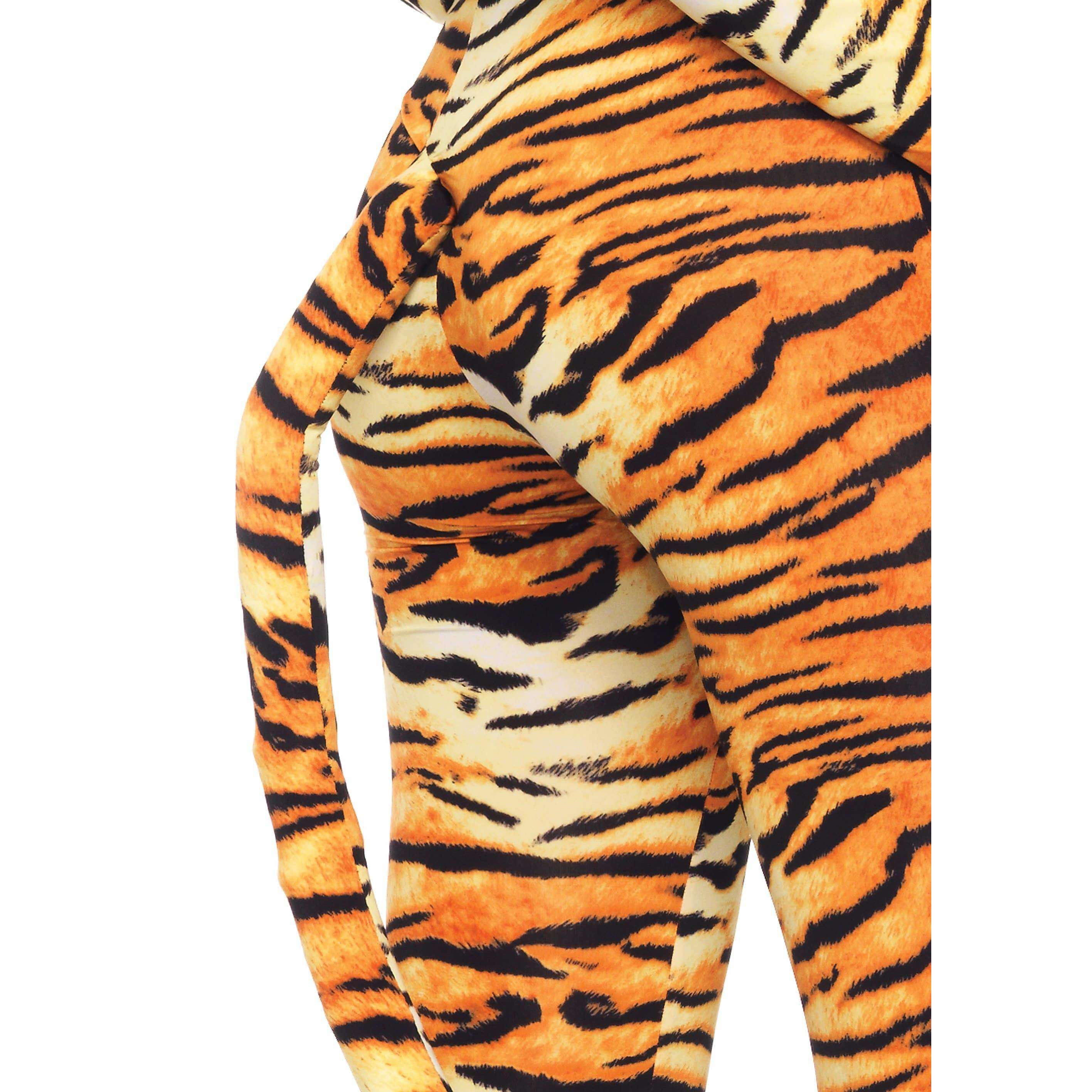 Sexy Wild Tigress 2pc Bodysuit Adult Costume