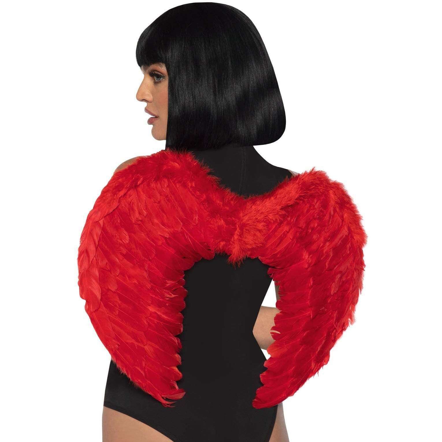 Marabou Trimmer Red Feather Wings