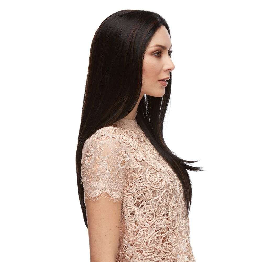 Long Straight Dahlia Middle Part Wig