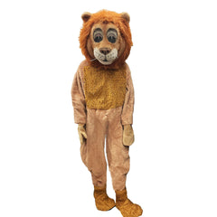 Courageous Lion Mascot Adult Costume