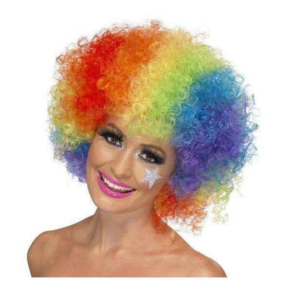 Vibrant Rainbow Afro Unisex Wig
