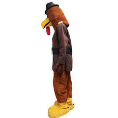 Thanksgiving Pilgrim Turkey Adult Mascot Costume