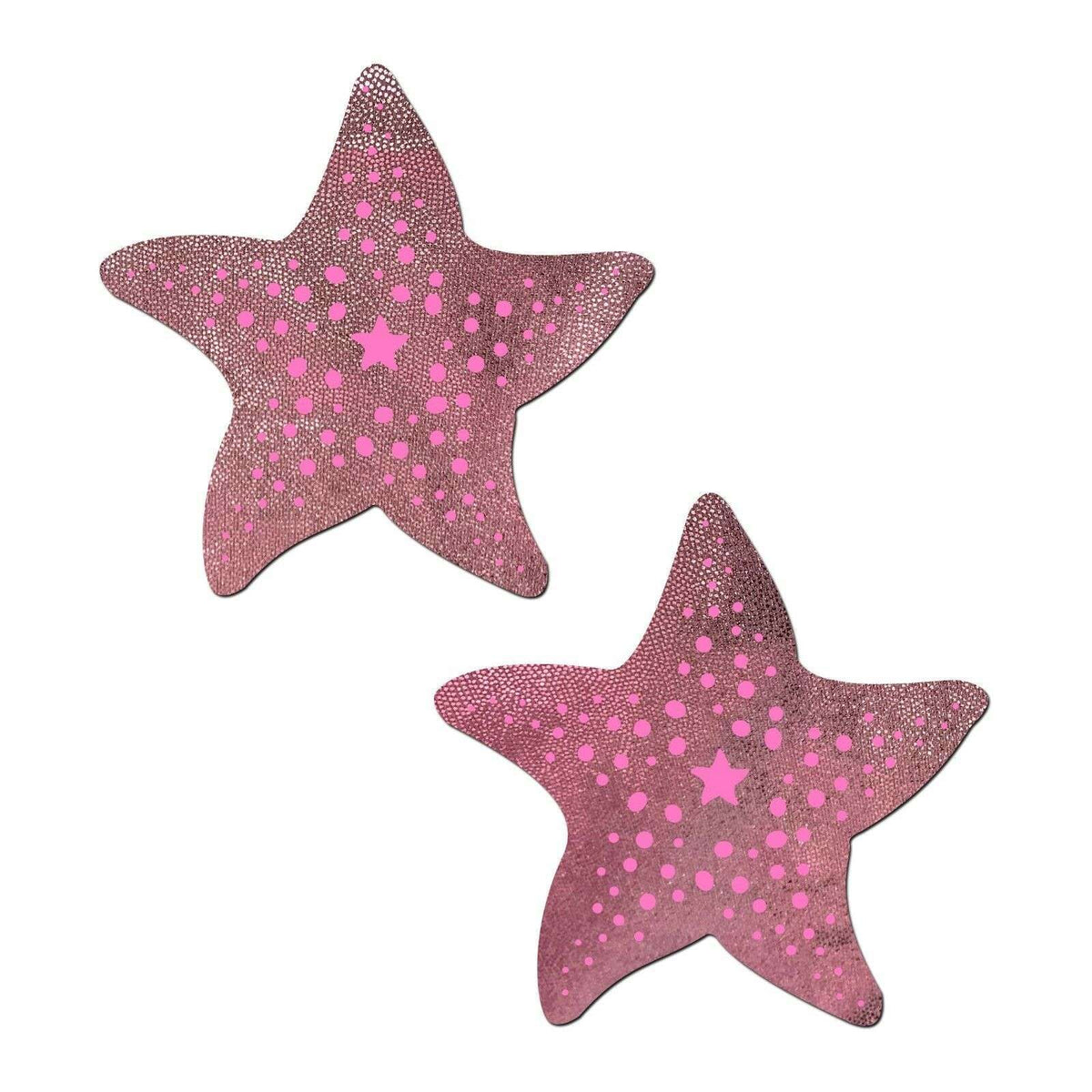 Liquid Pink Sea Star Nipple Pasties
