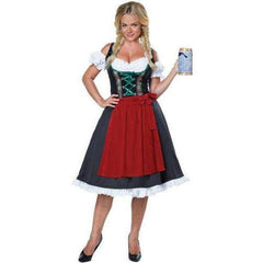 Oktoberfest Fraulein Dress Women's Plus Size Costume