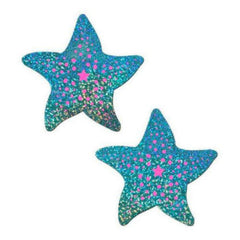 Green & Pink Starfish Nipple Pasties