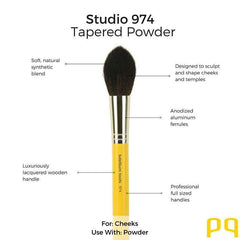 Bdellium Tools Studio 974 Tapered Powder Brush