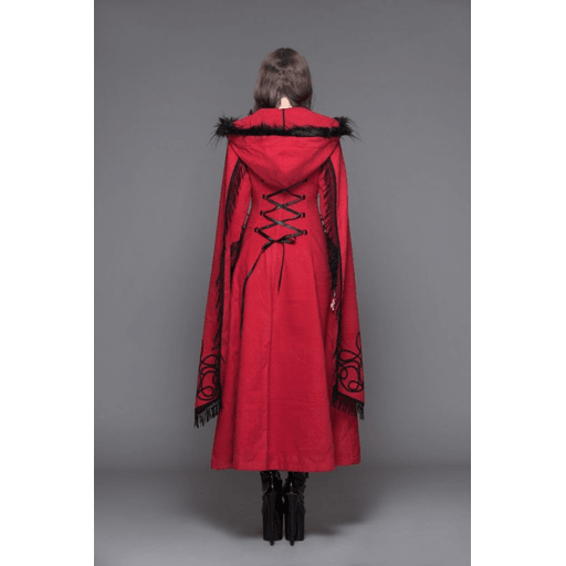 Red Gothic Hooded Queen’s Coat