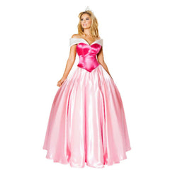 Perfect Pink Princess Aurora Dress Adult Costume