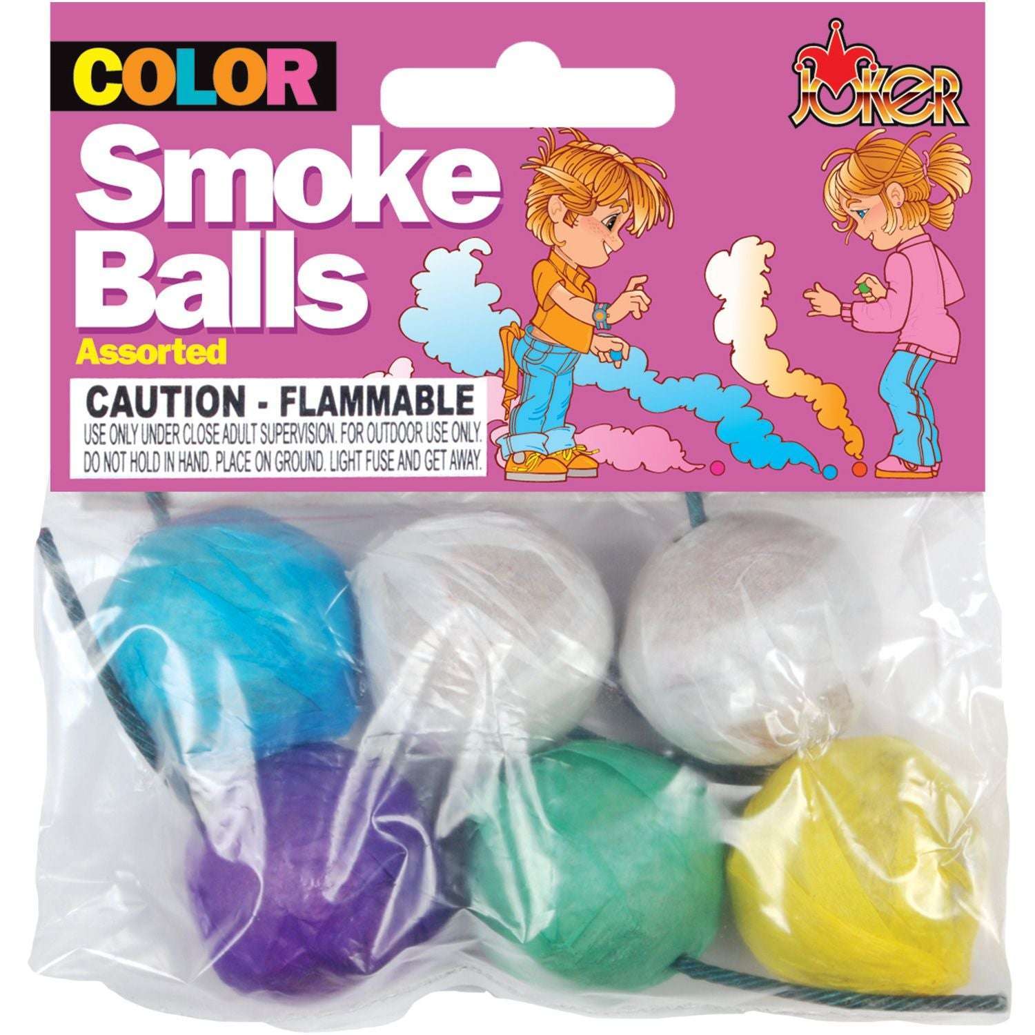 Assorted Color Smoke Balls