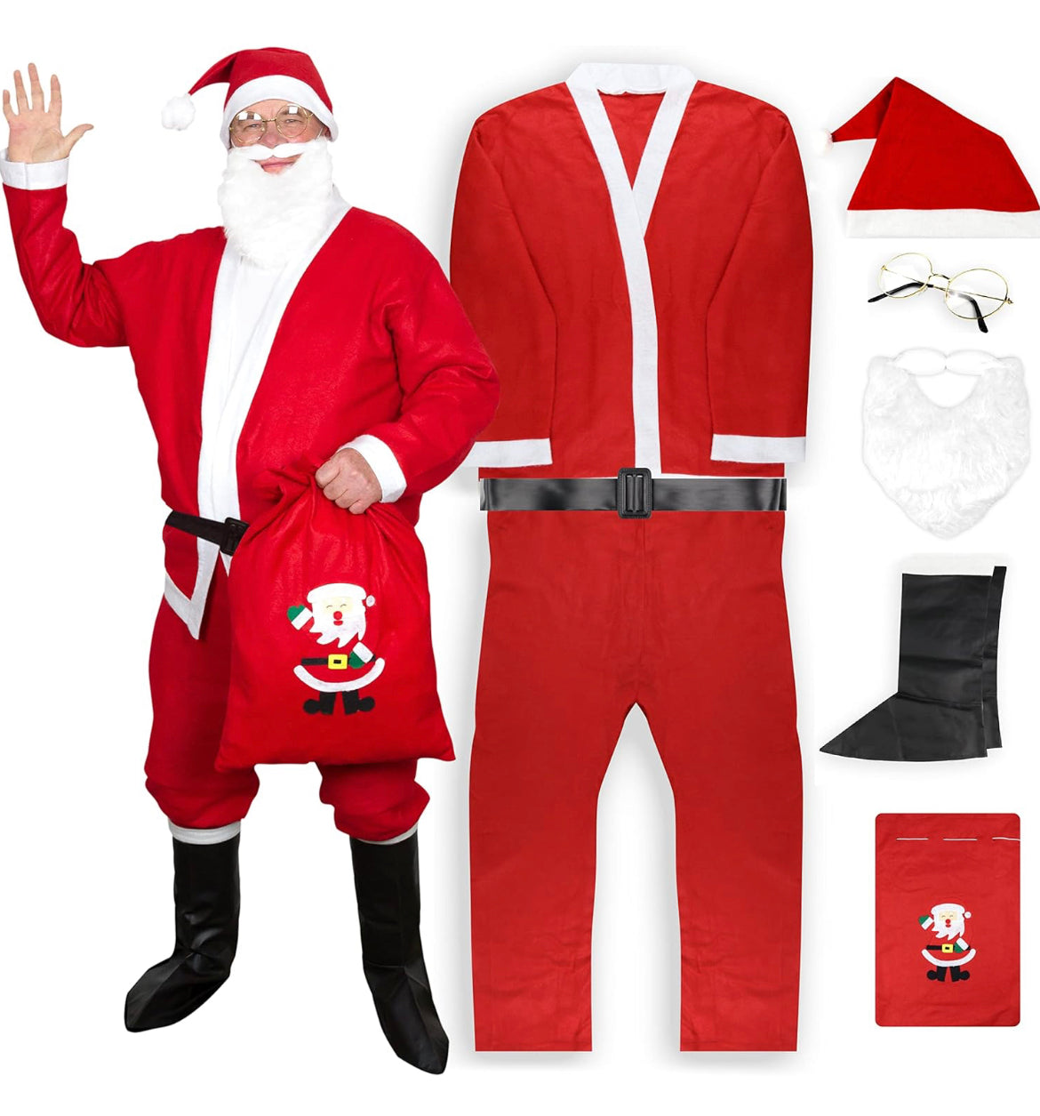 Adult Red Santa Costume